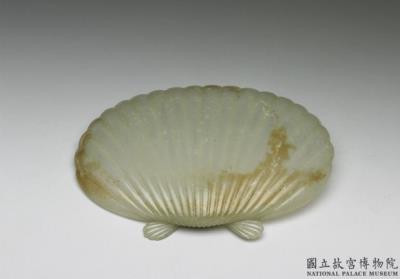 图片[3]-Jade shell plate, Mughal Empire-China Archive